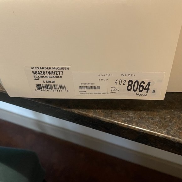 Men ALEXANDER MCQUEEN BLACK SNEAKERS
